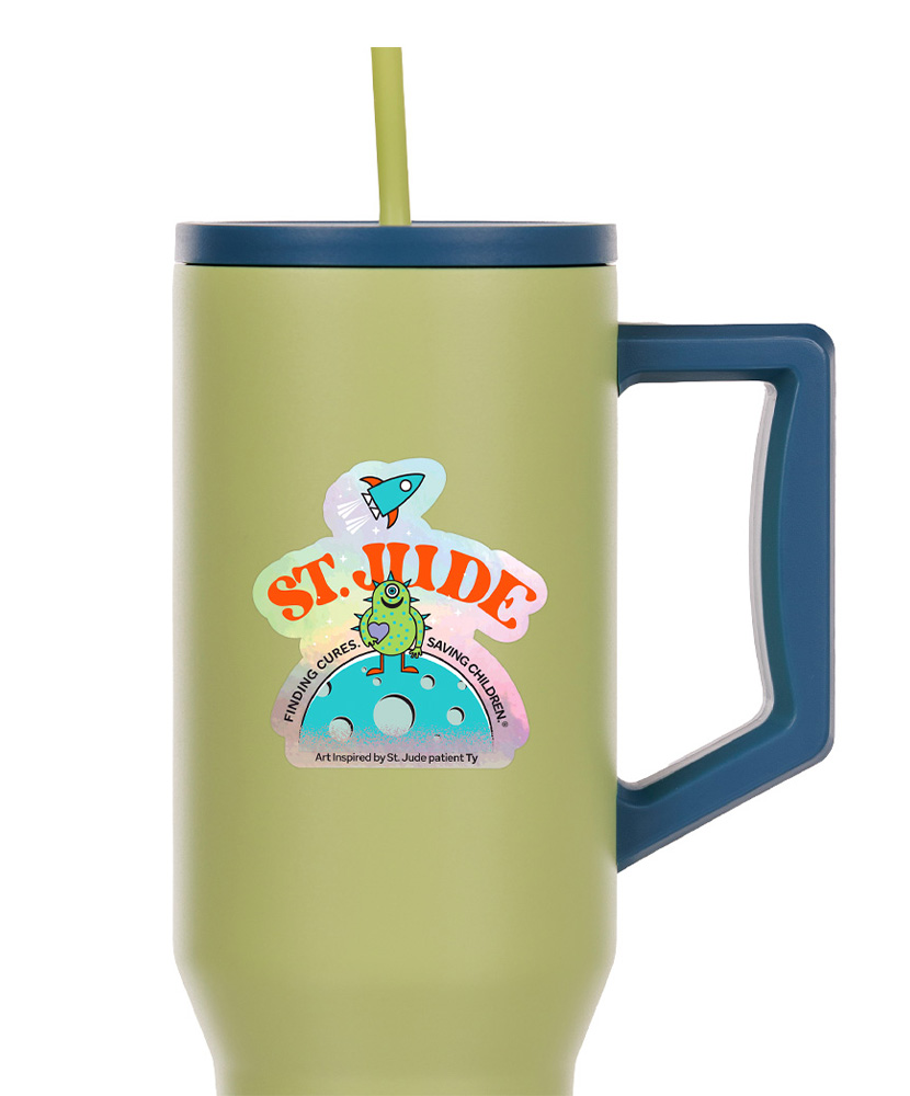 Primary image Patient Art Holographic Alien Sticker